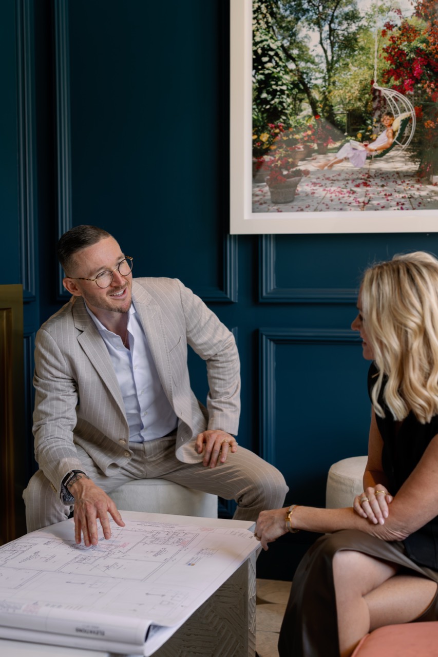 Client consultation at KBF Design Gallery